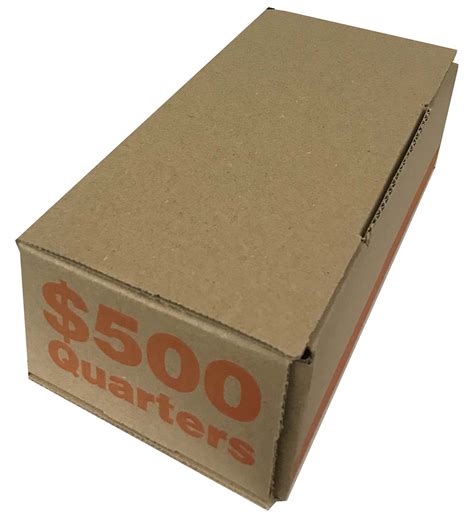 quarter boxes for rolled coin